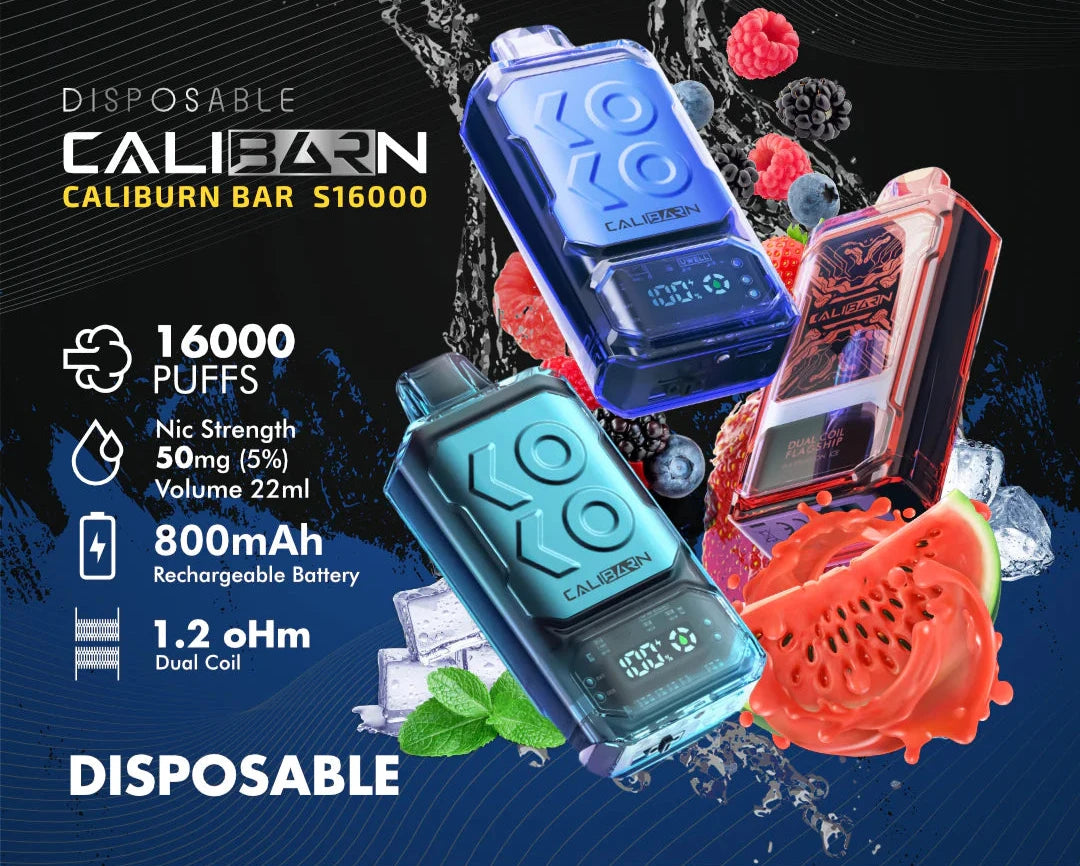 UWELL CALIBURN BAR 16000 PUFFS 2%