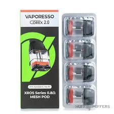 VAPORESSO XROS MESHED POD 0.8 OHM ( 4 PODS/PACK )