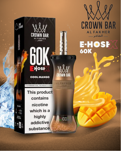 AL FAKHER CROWN BAR E HOSE X 60K PUFFS 6 MG