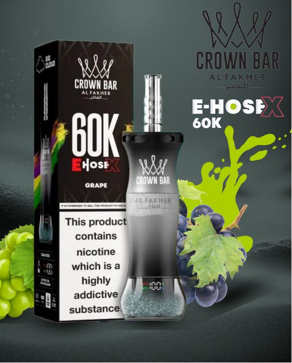 AL FAKHER CROWN BAR E HOSE X 60K PUFFS 6 MG