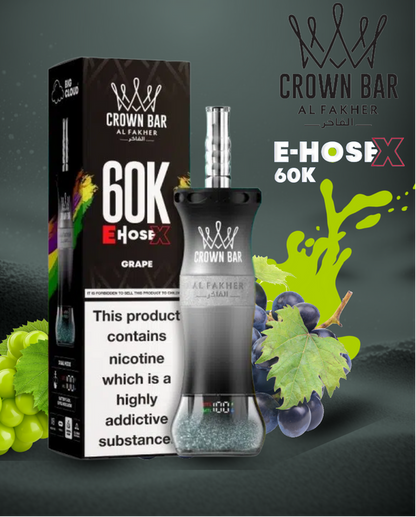 AL FAKHER CROWN BAR E HOSE X 60K PUFFS 6 MG