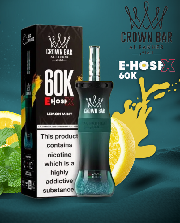 AL FAKHER CROWN BAR E HOSE X 60K PUFFS 6 MG