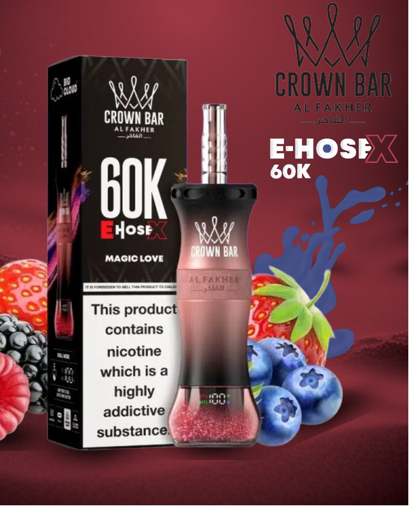 AL FAKHER CROWN BAR E HOSE X 60K PUFFS 6 MG