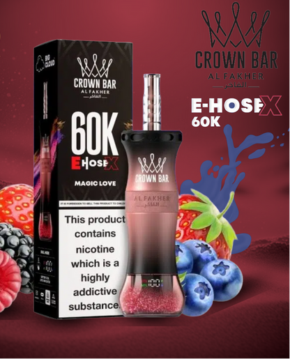 AL FAKHER CROWN BAR E HOSE X 60K PUFFS 6 MG