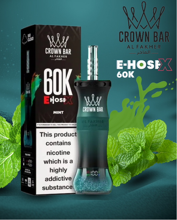 AL FAKHER CROWN BAR E HOSE X 60K PUFFS 6 MG