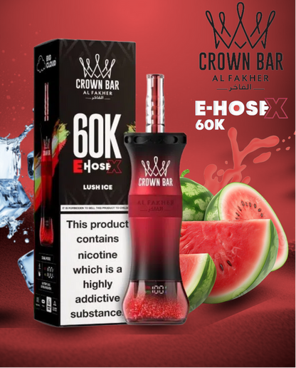AL FAKHER CROWN BAR E HOSE X 60K PUFFS 6 MG