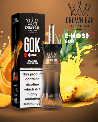 AL FAKHER CROWN BAR E HOSE X 60K PUFFS 6 MG
