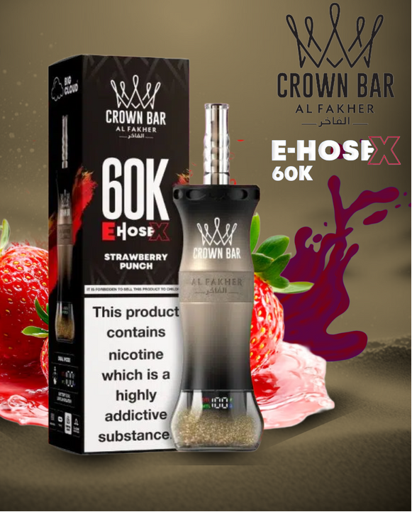 AL FAKHER CROWN BAR E HOSE X 60K PUFFS 6 MG