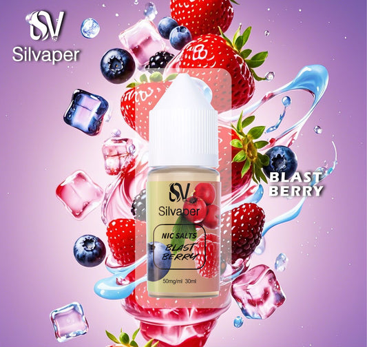 SILVAPER SALTNIC 50 MG ( BLAST BERRY )