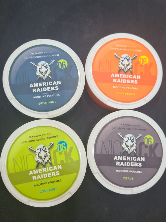 AMERICAN RAIDERS NICOTINE POUCH