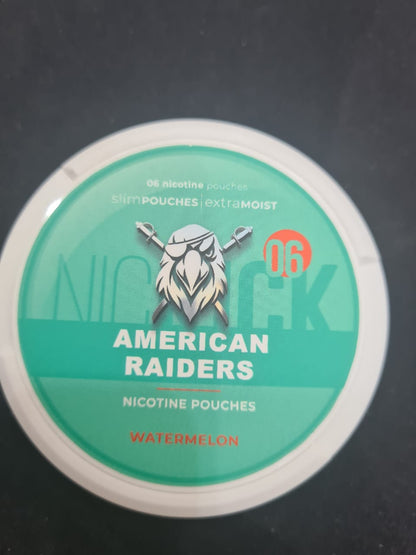 AMERICAN RAIDERS NICOTINE POUCH