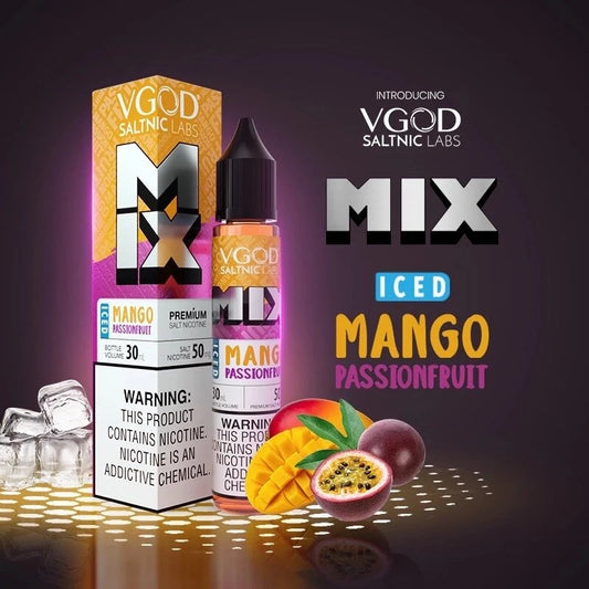 VGOD SALTNIC 50 MG ( ICED MANGO PASSION FRUIT )